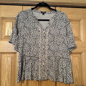 Express cheetah top